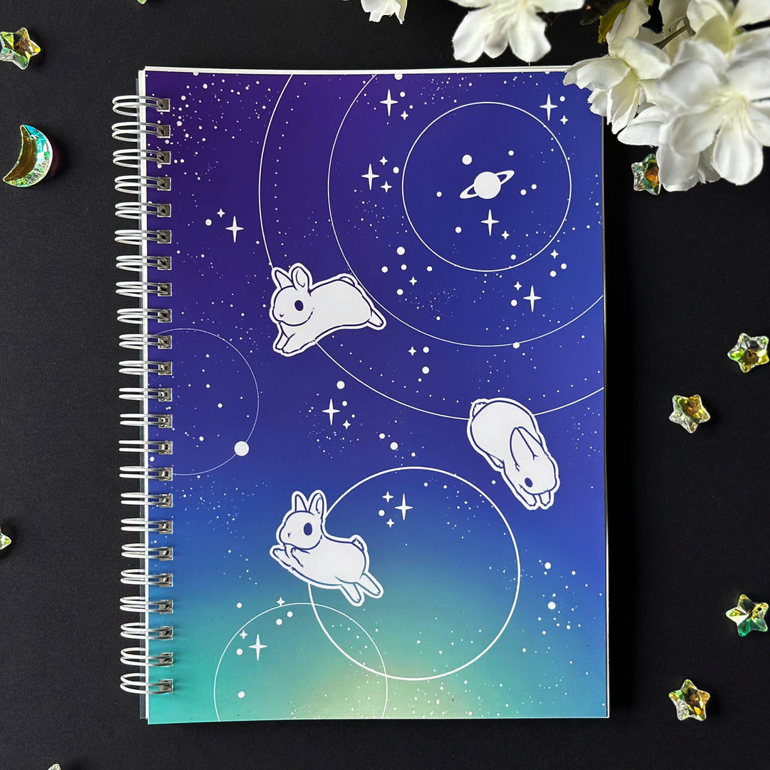 Celestial Circles Bunny Reusable Sticker Book