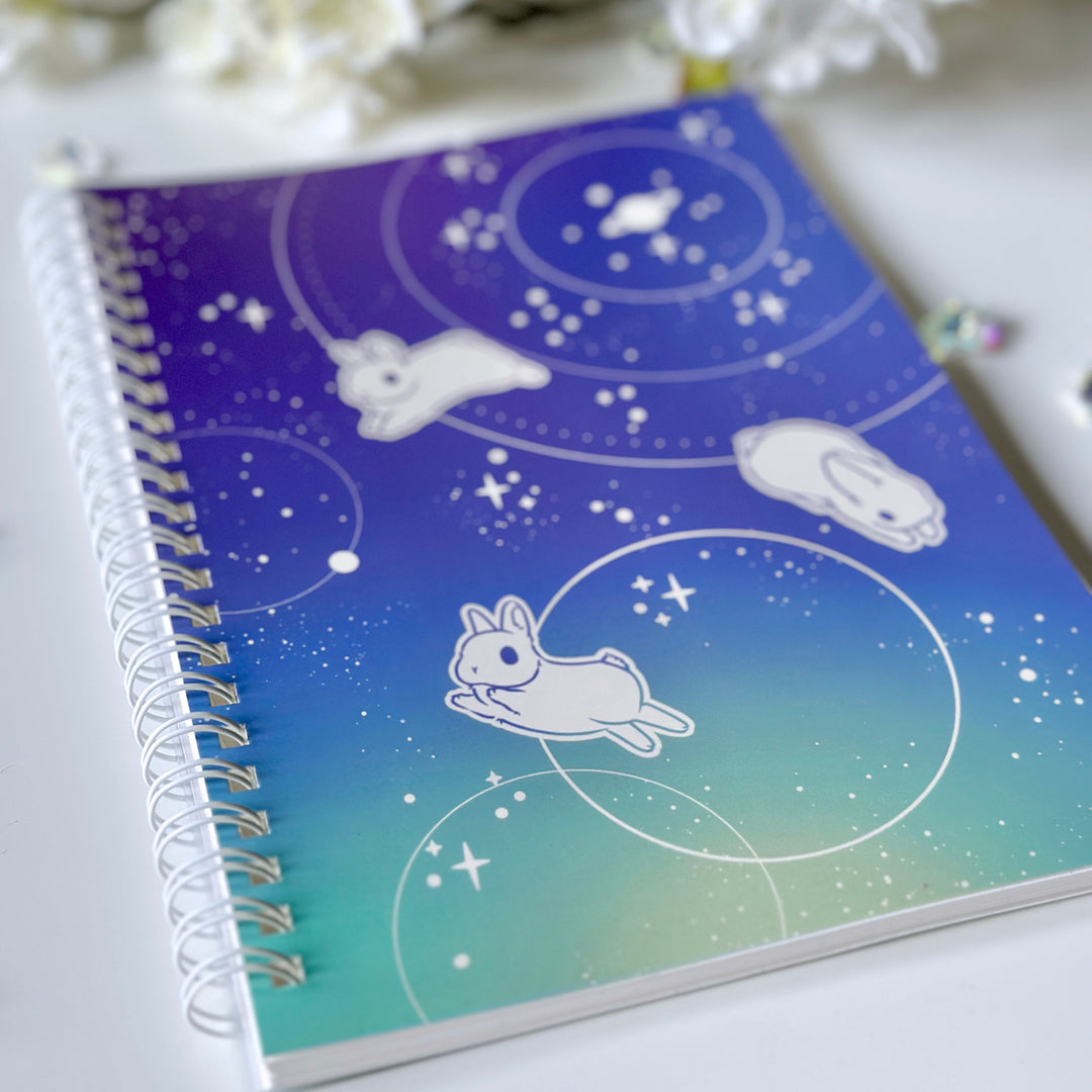 Celestial Circles Bunny Reusable Sticker Book