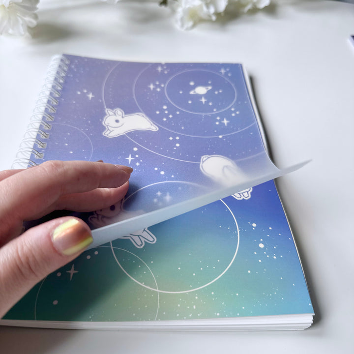 Celestial Circles Bunny Reusable Sticker Book