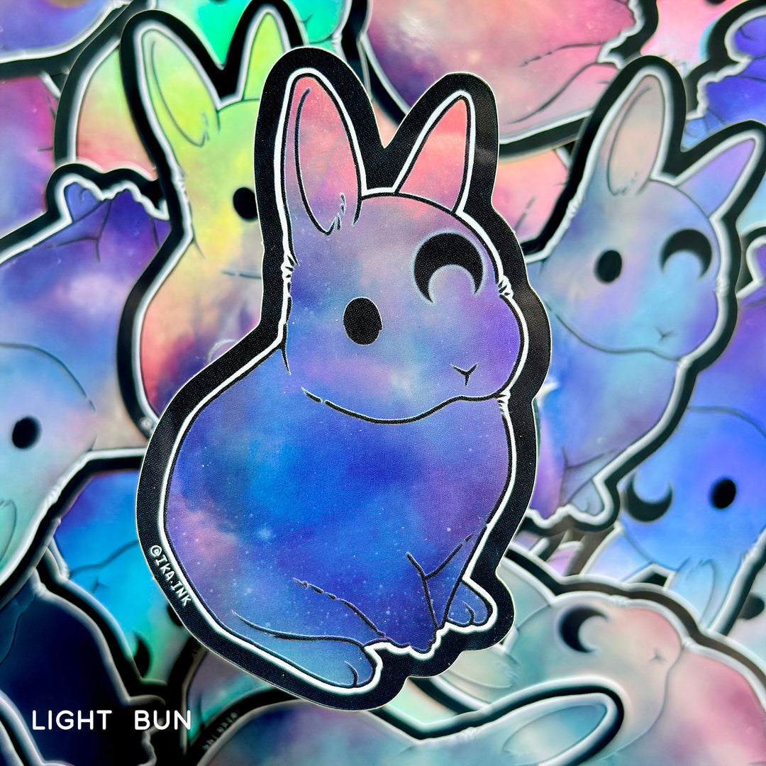 Cosmic Bunny Vinyl Stickers