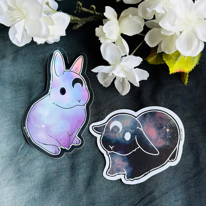 Cosmic Bunny Vinyl Stickers