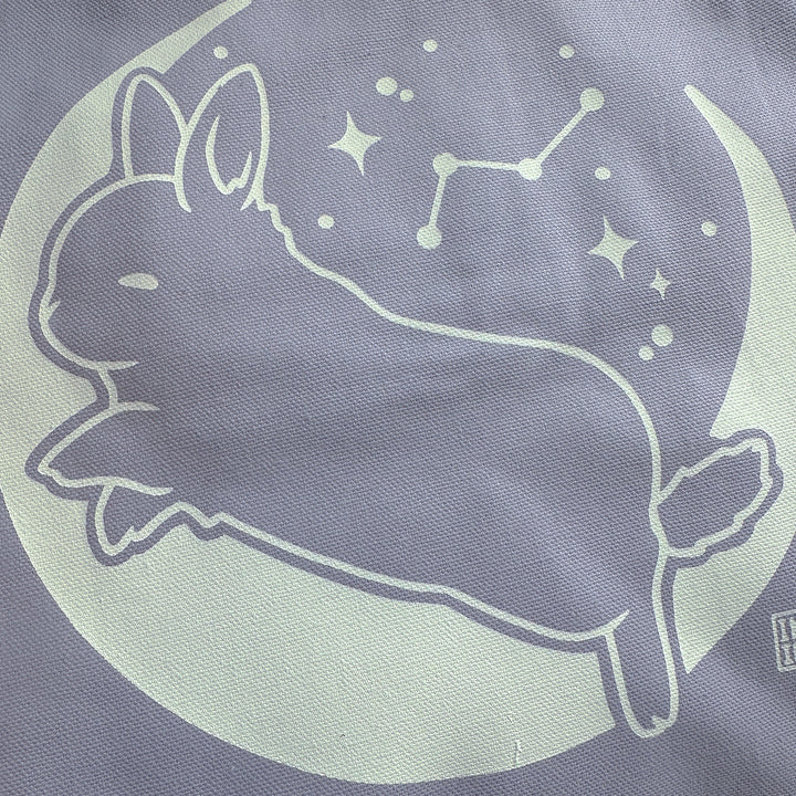 Dancing Moon Bunny Tote Bag