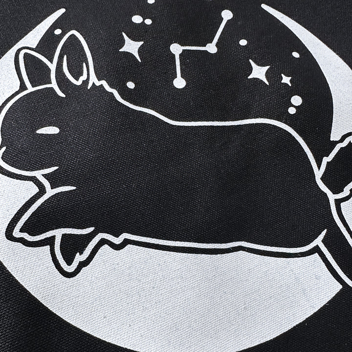 Dancing Moon Bunny Tote Bag