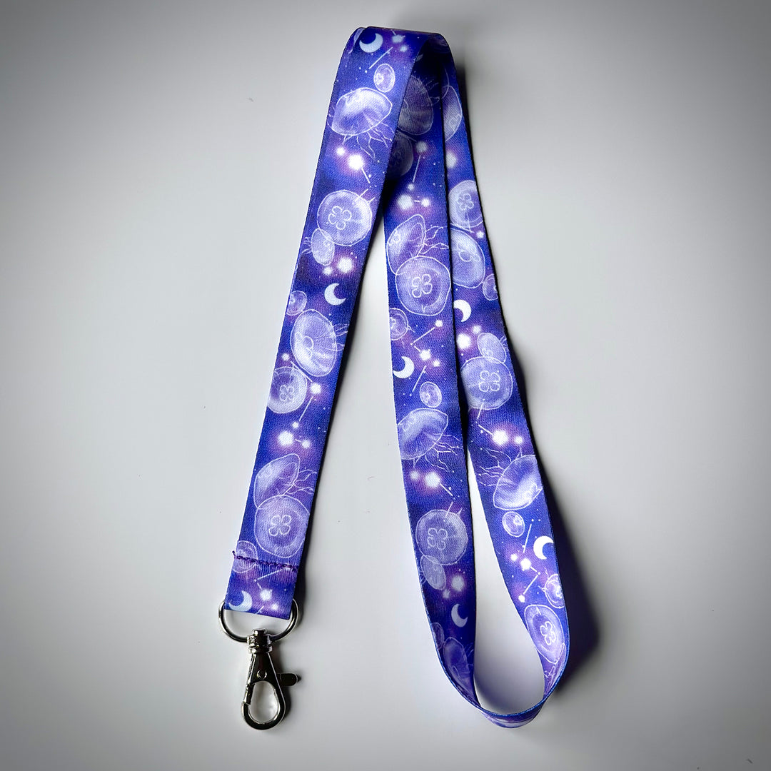 Moon Jellyfish Lanyard