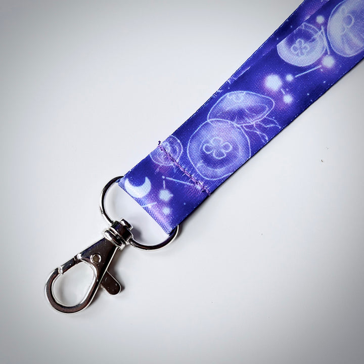 Moon Jellyfish Lanyard