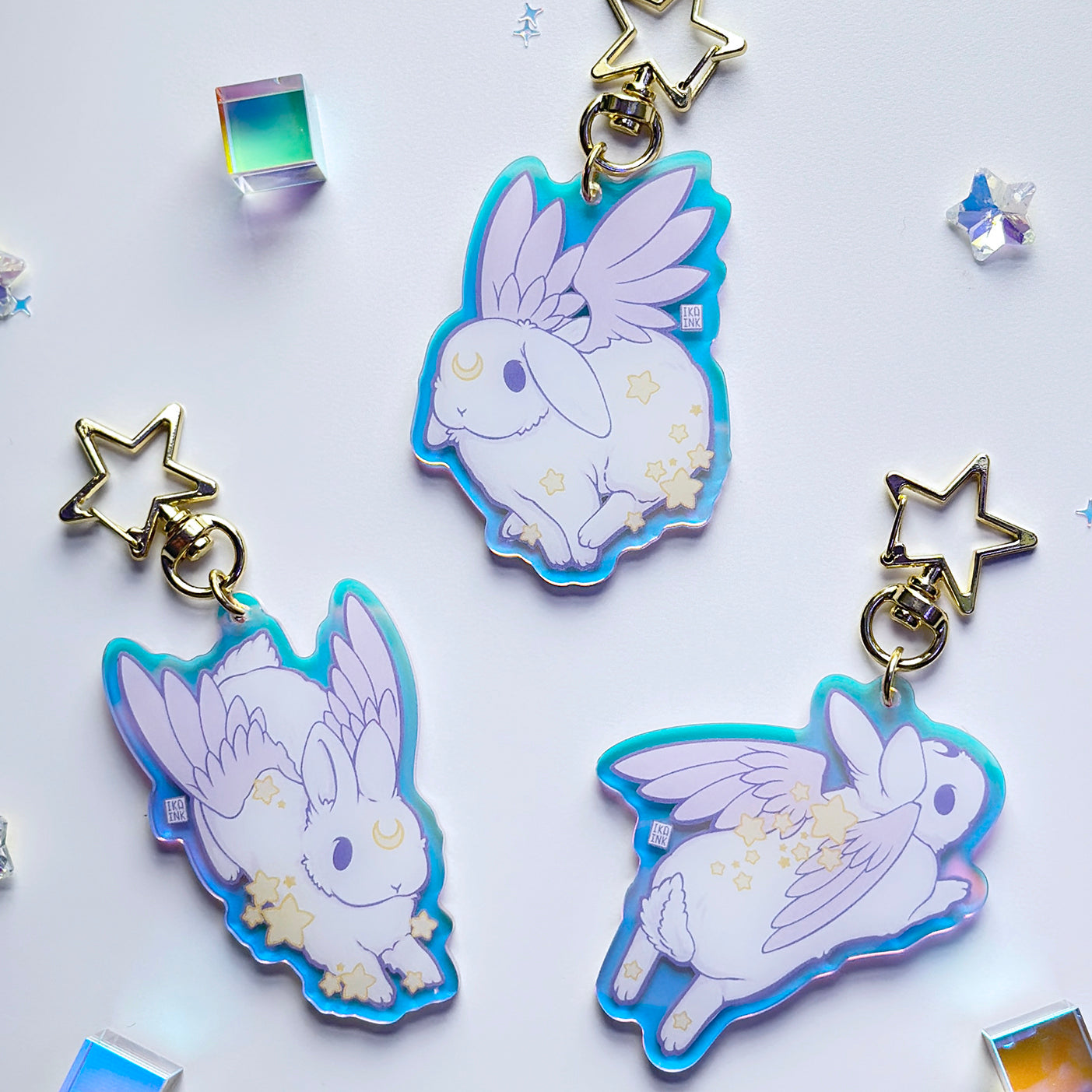 【韓国ITZAVIBE イッザバイブ】CAT LUCK CHARM KEYRING Sf347a60b74f249288121bb3c61882