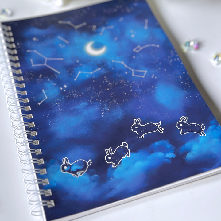 Stellar Constellation Bunnies Reusable Sticker Book