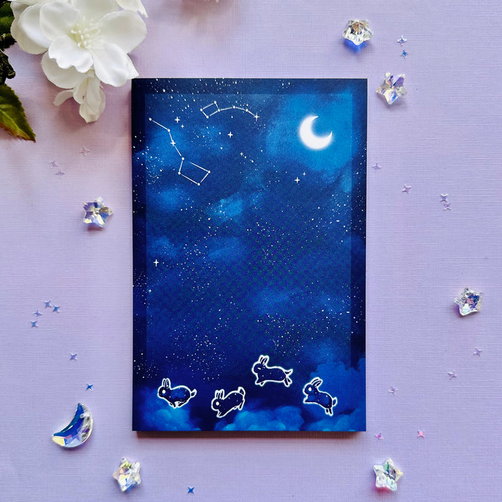 Stellar Constellation Bunnies Notepad