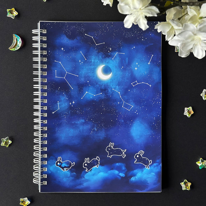 Stellar Constellation Bunnies Reusable Sticker Book