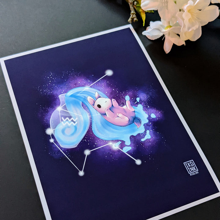 Zodiac Bunny Art Prints