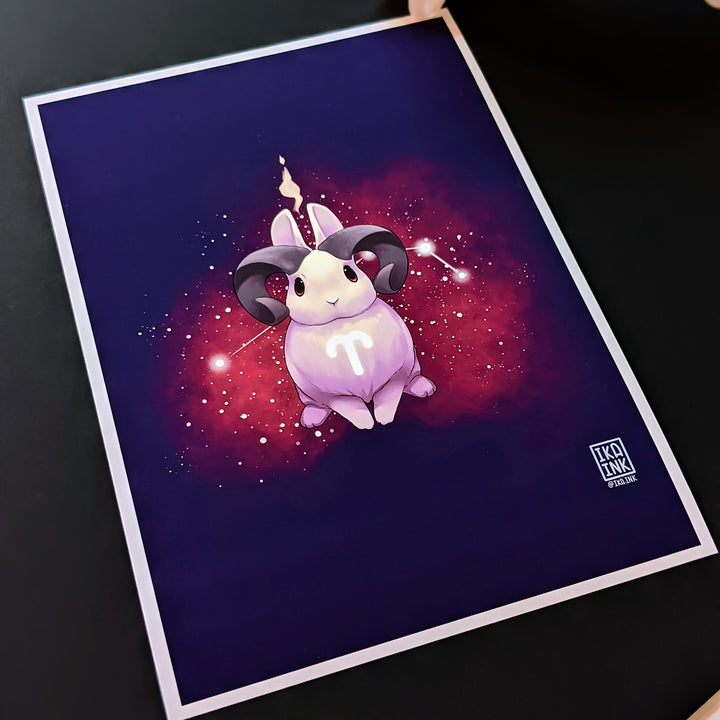 Zodiac Bunny Art Prints