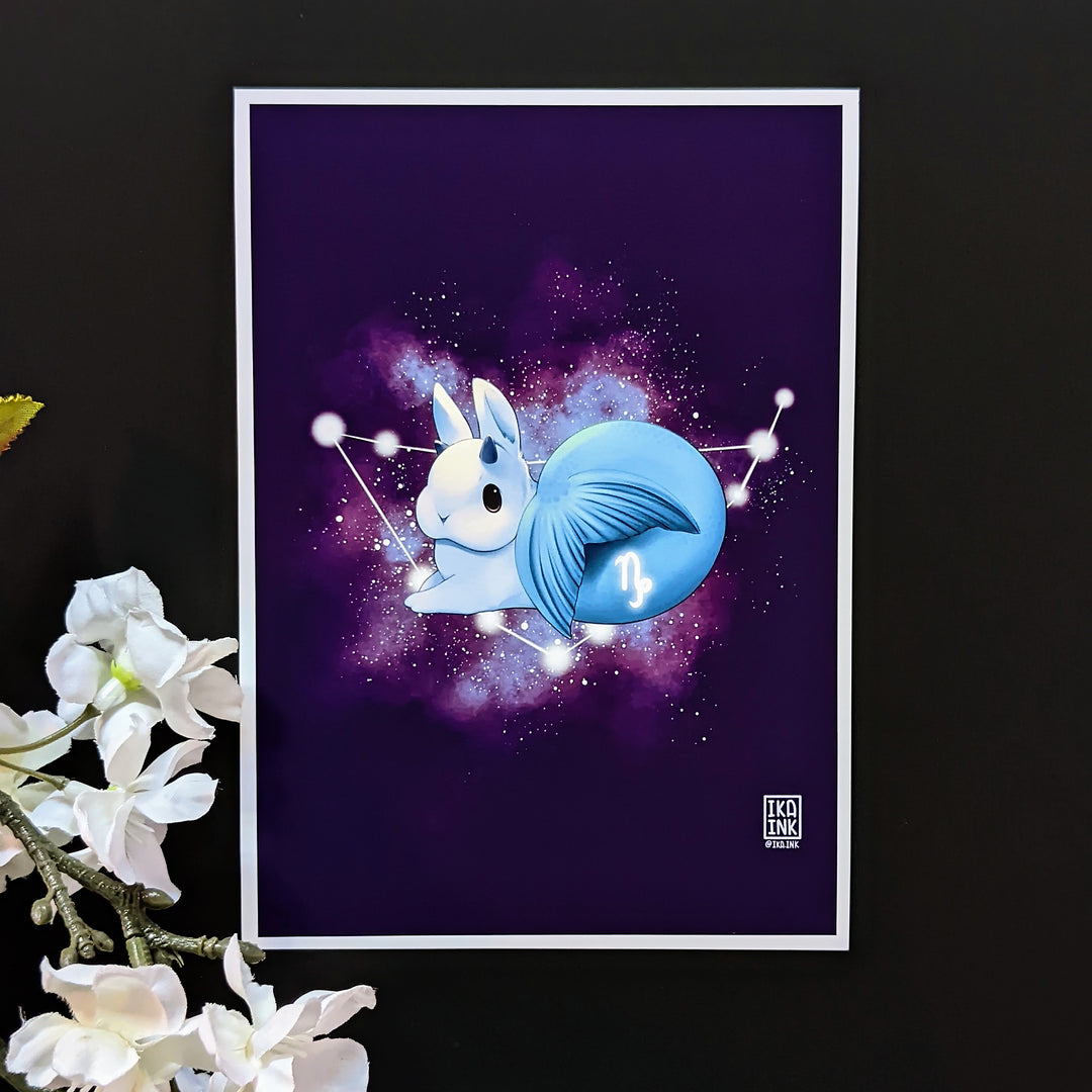 Zodiac Bunny Art Prints