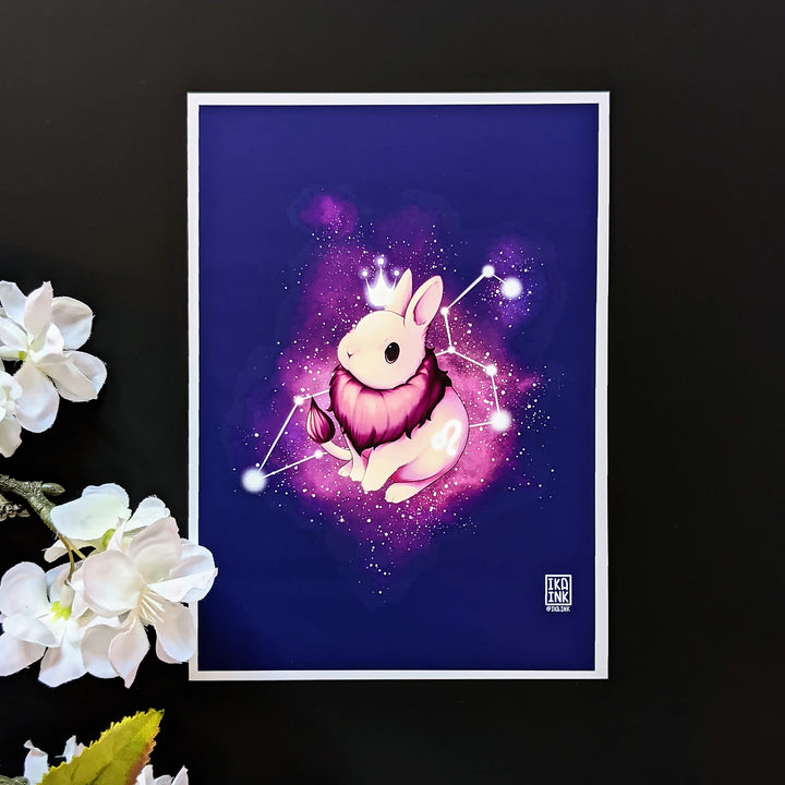 Zodiac Bunny Art Prints