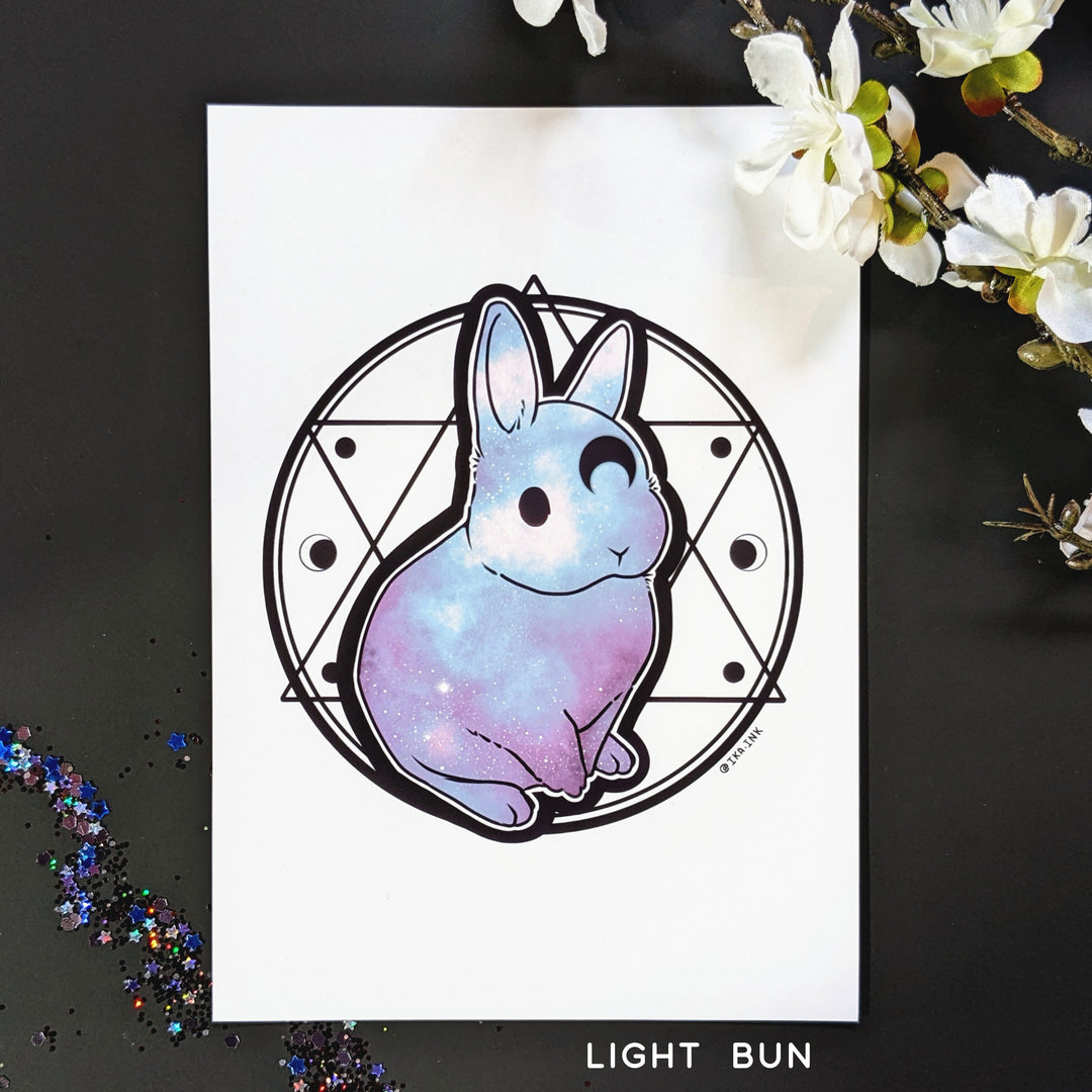 Cosmic Occult Bunny Art Prints