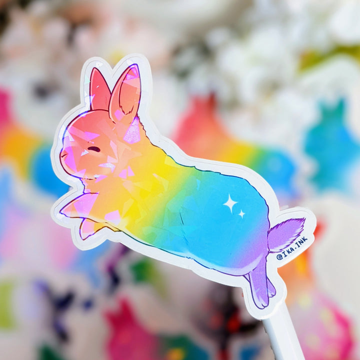 LGBTQ+ Pride Bunny Stickers