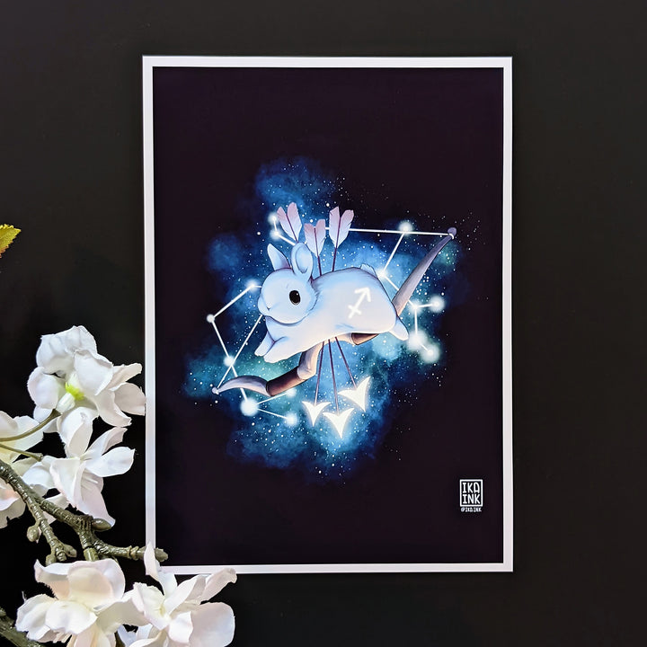 Zodiac Bunny Art Prints