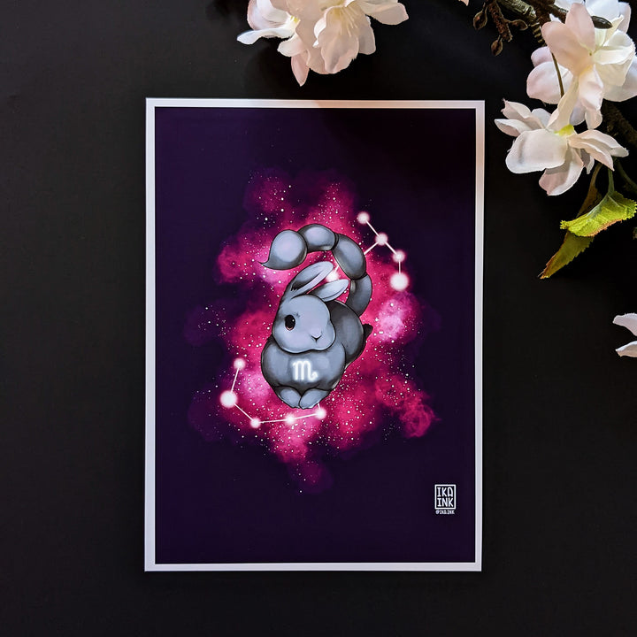 Zodiac Bunny Art Prints